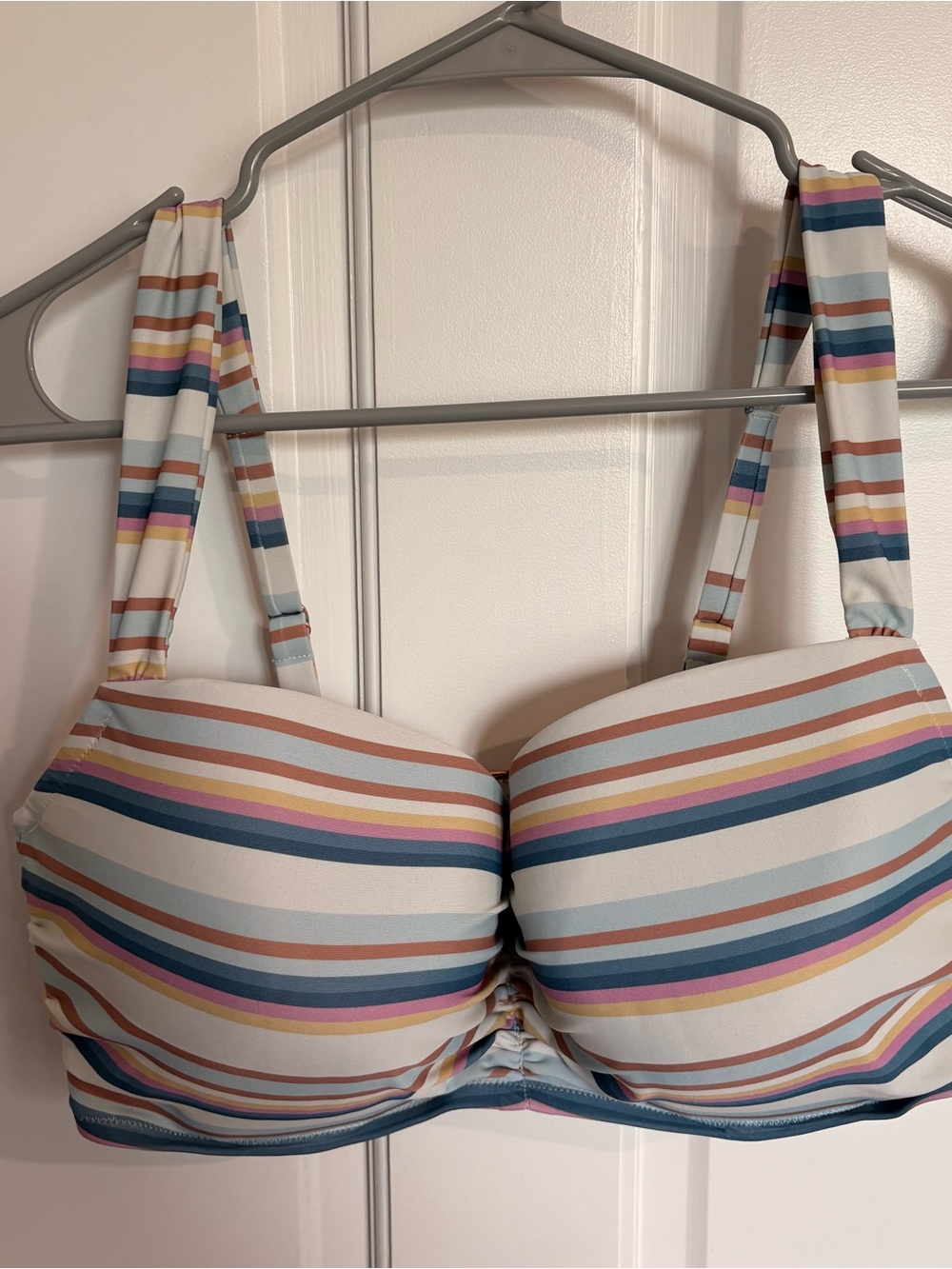 Shade And Shore 38 DD Bathing Suit Swimwear Bikini Top Underwire Adjustable